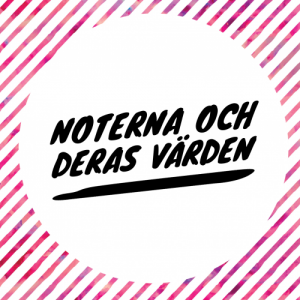 Noterna och deras värden